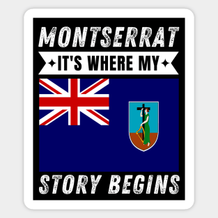 Montserrat Sticker